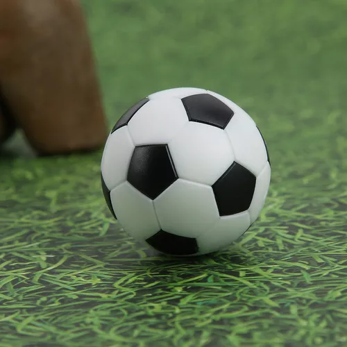 Bolas de resina para futebol, 2 peças, bola de mesa para jogos de