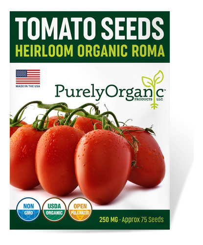 Purely Organic Products - Semillas De Tomate Puramente Organ