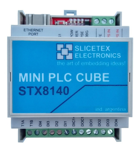 Plc Controlador De Temperatura Pt100 Termocupla Pid Ethernet Programable Stx8140