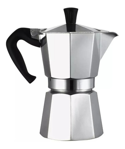 Cafetera Italiana Para 6 Tazas Aluminio Cafe Desayuno