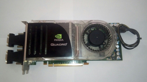 Imagen 1 de 10 de Tarjeta De Video Nvidia Quadro Pro Fx4600 Pci Dual Vga 768mb