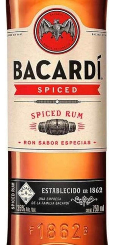 Ron Bacardí Especiado 750 Ml