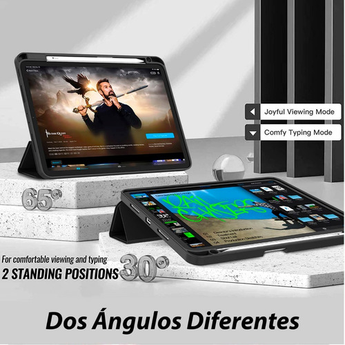 Case Smart @ iPad Pro 11 M2 A2759 A2435 A2761 A2762 Black