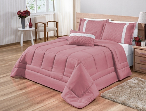 Edredom Oliveira Casal Queen Casa Laura Enxovais Salmão Conjunto Roupa De Cama Box 4 Peças Elegante Premium