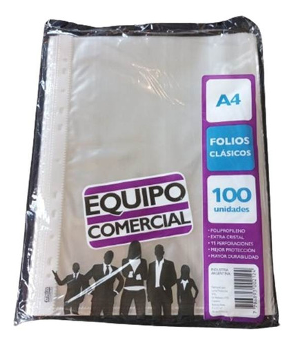 Folios Folio A4 Pack 400 Unidades Industria Nacional 50micro