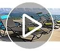 Almohada De Apoyo Para Sillas De Piscina En Turquesa, 2 Unid