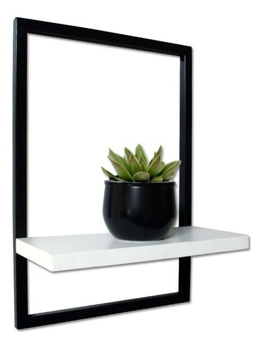 Imagem 3 de 5 de Kit 2 Prateleira Quadro Retangular Horizontal Vertical 40x28