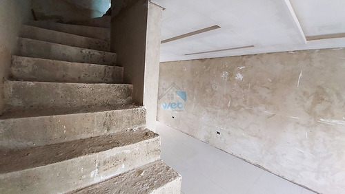Imagem 9 de 30 de Excelente Sobrado Em Construção À Venda, Em Boa Localização No Bairro Do Ganchinho, Em Curitiba. - Ca01657 - 70122241