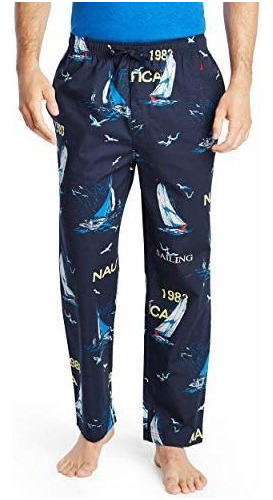 Pantalon De Pijama Para Dormir De 100% Algodon Elastico S