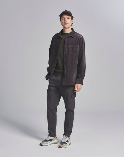 Imagen 6 de 8 de Sobrecamisa Terje, Relaxed Fit, Hombre, Algodón Vison Equus