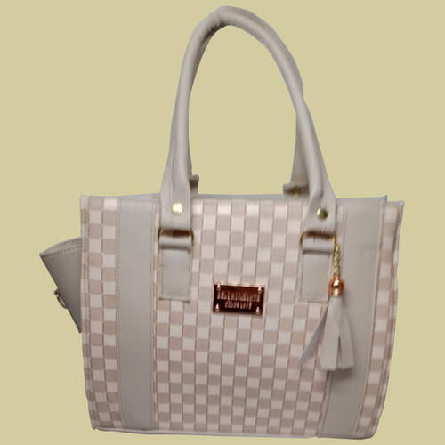 Bolsa De Mano Modelo Kenia, Marca Fv, Material Sintético