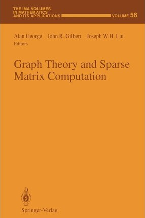 Libro Graph Theory And Sparse Matrix Computation - Alan G...