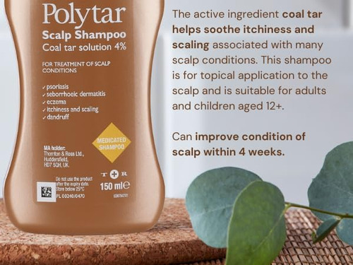 Darque Botella De Viaje Polytar Scale Champú De Alquitrán De