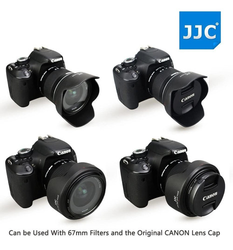 10-18mm f/4.5-5.6 es cámara sustituye S Canon EW-73C JJC Parasol para Canon EF 