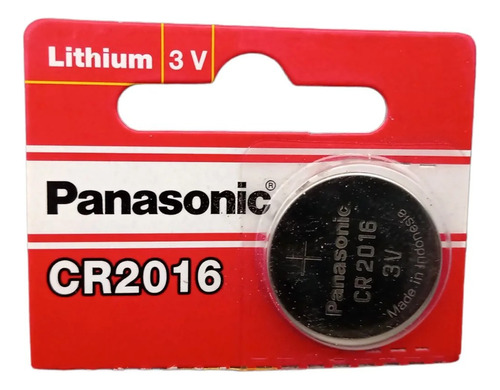 Bateria Pilha Panasonic Cr2016 3v Lithium Unidade