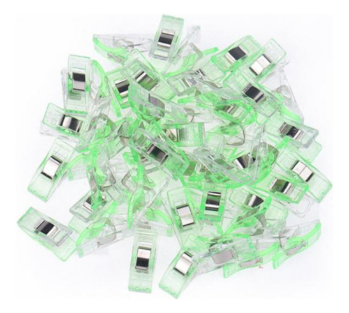 Paquete De Clips De Plástico Transparentes Para Encuadernaci