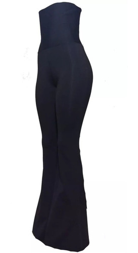 Calça Legging Flare Cós Super Alto Plus Size Modela 48 A 66