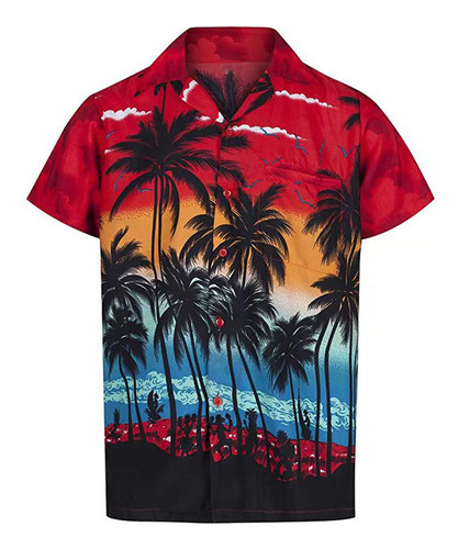 Camisas Florais Havaianas Masculinas De Talla Grande