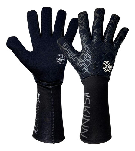 Guantes De Portero Gg Entreno Sin Agarre Bare Skinn - Negro