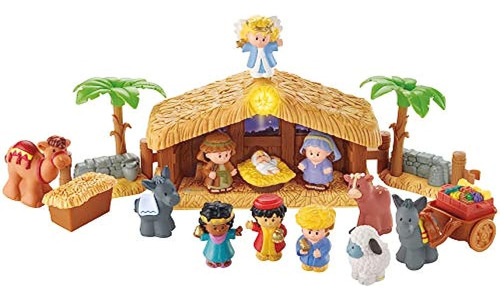 Fisher-price Little People Christmas Story Marrón, Azul, Ver