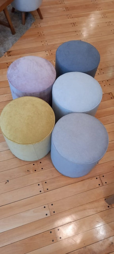 Puff Redondo Moon Varios Colores