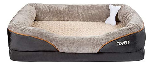 Joyelf Large Memory Foam Dog Bed, Orthopedic Dog Bed & Sofa 