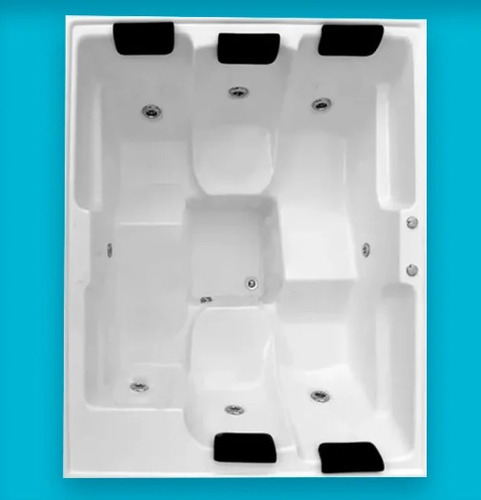 Spa Corcovado 1.90 X 1.60 X 0.90 Com Hidro E Aquecedor