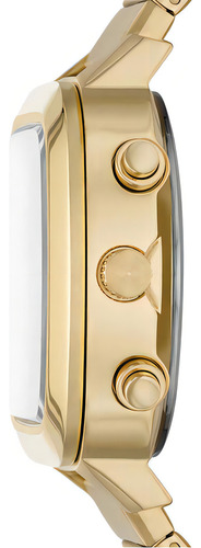 Relógio Fossil Masculino Retro Anadigital Dourado - Fs5889/1