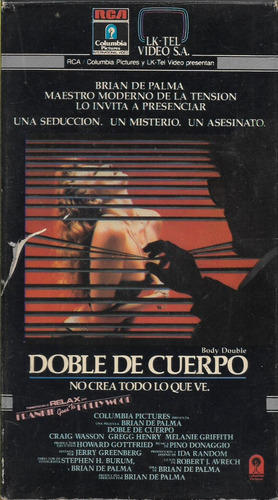 Doble De Cuerpo Vhs Brian De Palma Melanie Griffith Max_wal