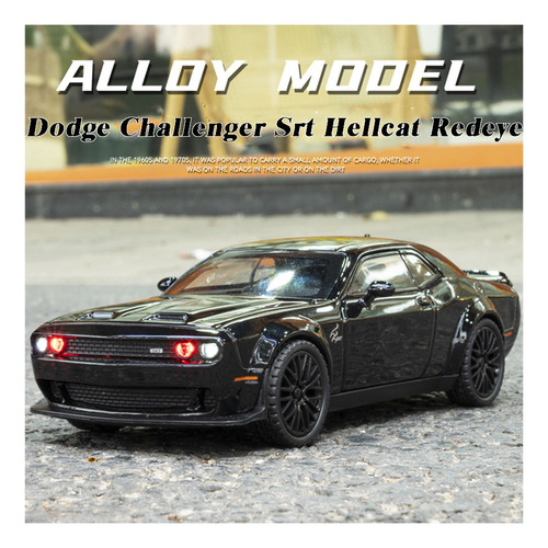 Dodge Challenger Srt Miniautos Colección De Regalos Com Base