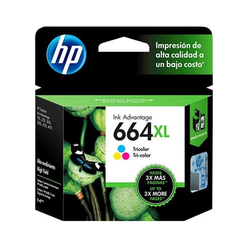 Tinta Hp F6v30al (664xl) 330 Páginas | Original