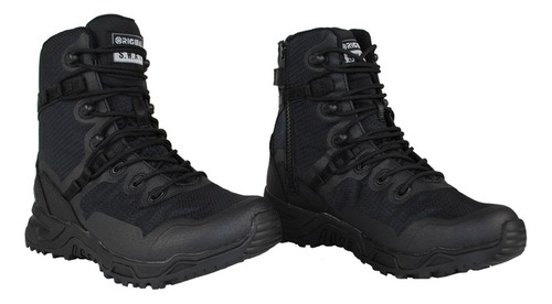 Botas Original Swat Alpha Fury 8 Con Cremallera Lateral
