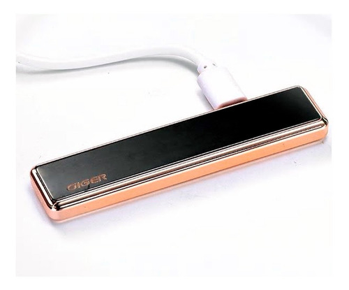 Imagen 5 de 10 de Encendedor Usb Recargable Slider Sin Fuego Varios Colores
