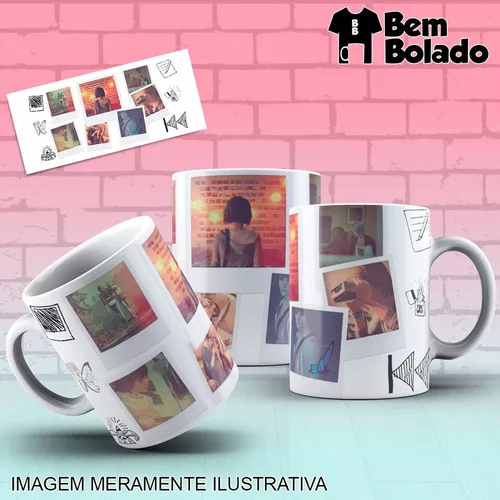 Caneca Life is Strange True Color personagem Alex com medo