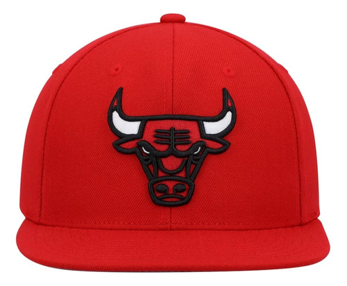 Gorra Mitchell & Ness Snapback Chicago Bulls Rojo J190781