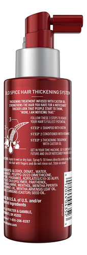 Tratamiento Para Engrosar El Cabello Old Spice Step 3 Para H