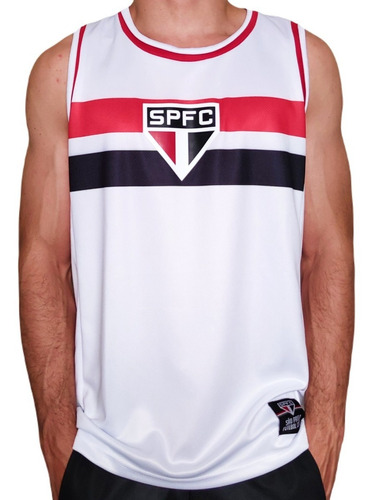 Camisa São Paulo Regata Basquete Spfc Oficial