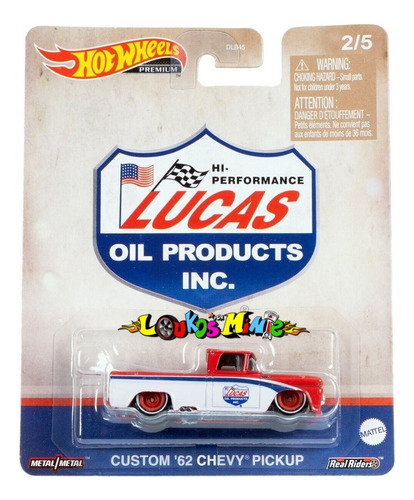 Hot Wheels Custom ´62 Chevy Pickup Vintage Oil Lucas Oil