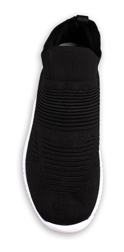 Imagen 4 de 6 de Tenis Sneka Original Mujer Hombre Negro 23 Al 28 Ruler