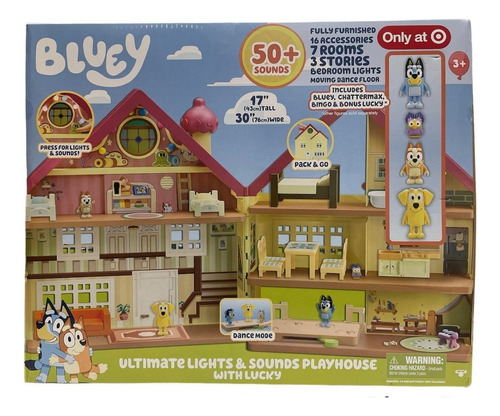 Playhouse With Bluey And Bingo Casa De Bluey Luces Y Sonido 