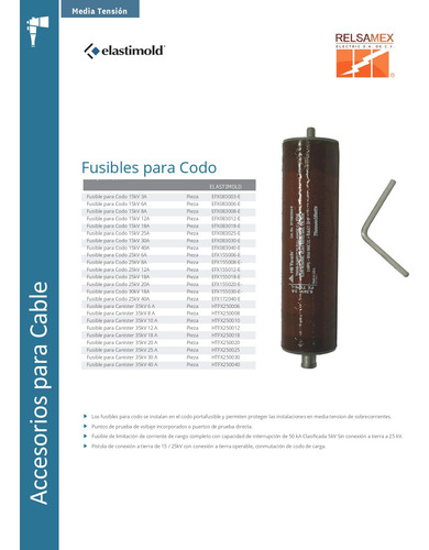 Fusible 15kv 3 Amp Elastimold