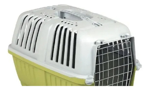 Imagen 2 de 10 de Transportadora Para Mascota Perro Gato Pratiko Metal