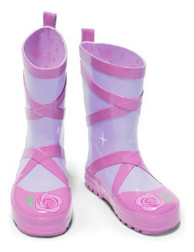 Kidorable Ballerina Rainboots, Pink, Size 12 M Us, Botas De 