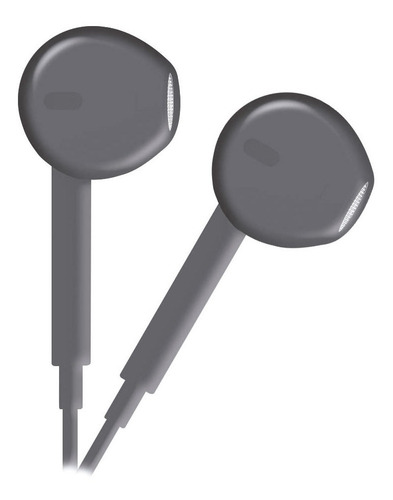Headset Fone De Ouvido Com Microfone Oex Twin Hf100 Cinza