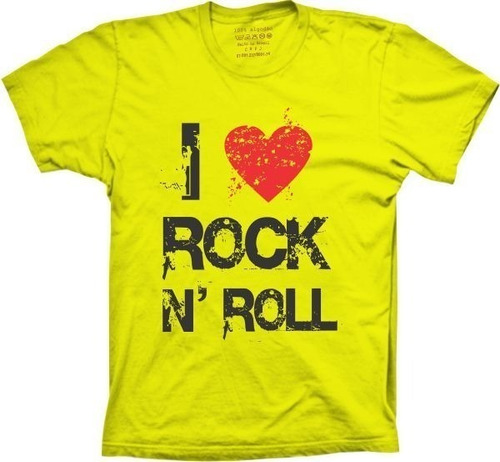 Camiseta Plus Size Rock - I Love Rock N Roll