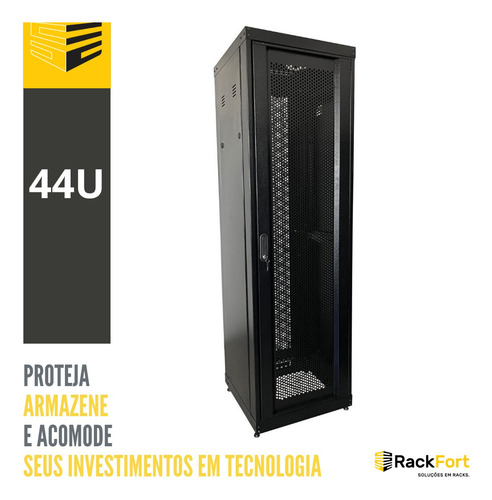 Rack Servidor Perfurado 44u X 570mm Flex Tipo Piso Padrão 19