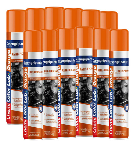  Óleo Desengripante Lubrificante 250ml Caixa 12 Unidades