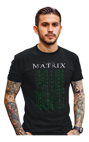 Playera Matrix Película Figura Neo Blu Set Reload 