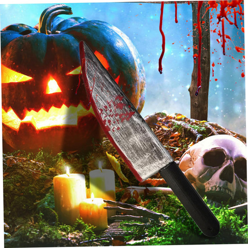 Cuchillo De Halloween 2pcs Cuchillo Falso Ensangrentado