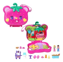 Comprar Juego Polly Pocket Oso Fresa Con 2 Muñecas Y 12 Accesorios